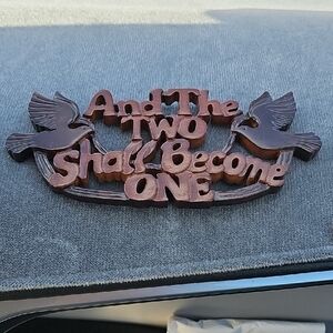 Brown Wooden Wall Decor with Birds